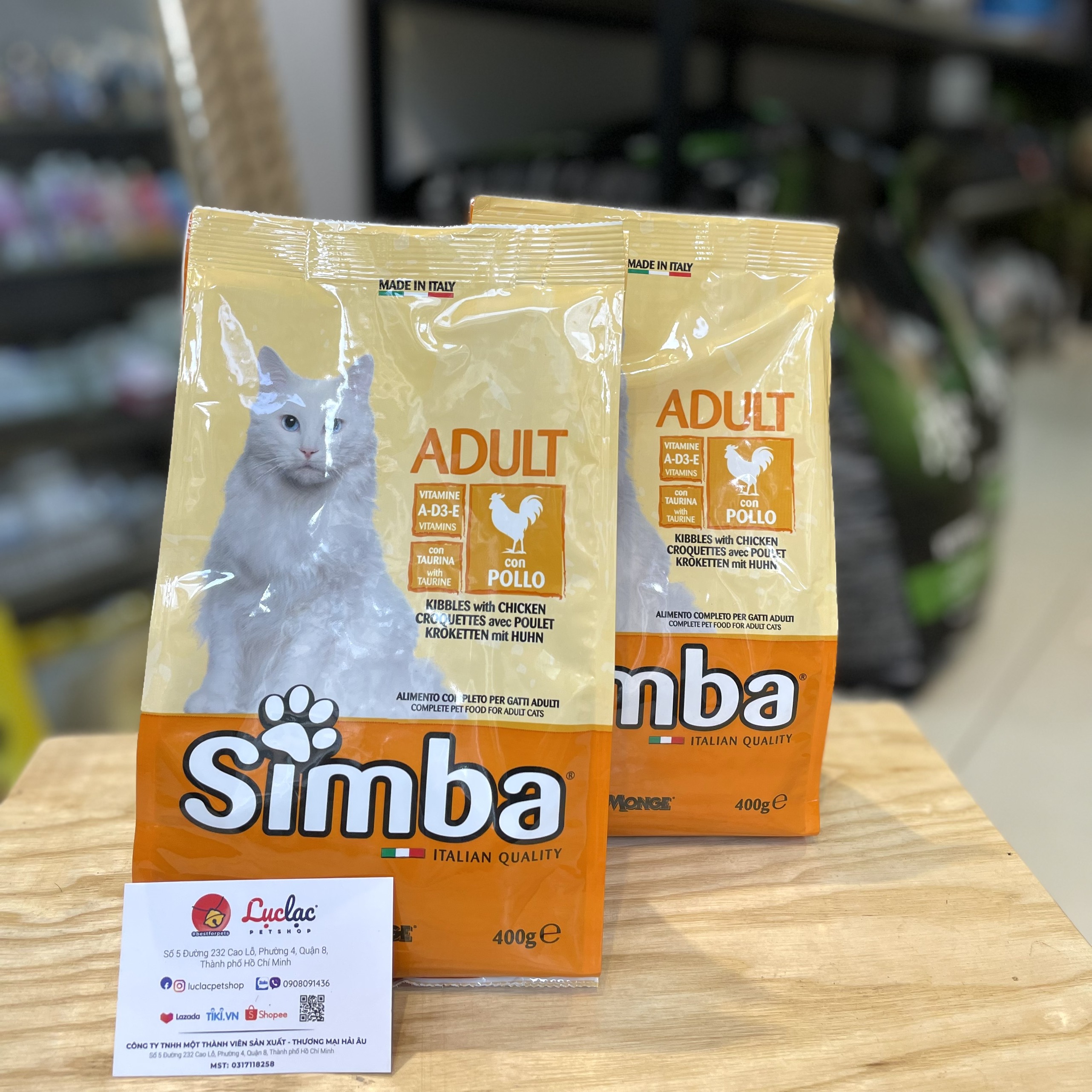 Hạt Simba Adult cho Mèo trưởng thành vị thịt gà