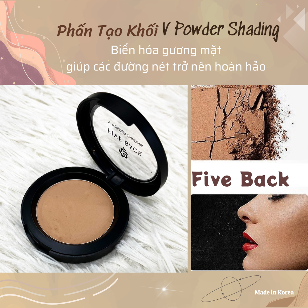 Hàng chính hãng - phấn tạo khối fb v powder shading 5.3g