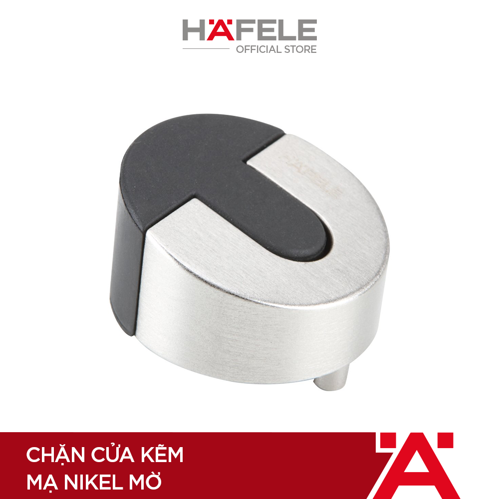 Chặn cửa kẽm mạ nikel mờ HAFELE - 489.70.260