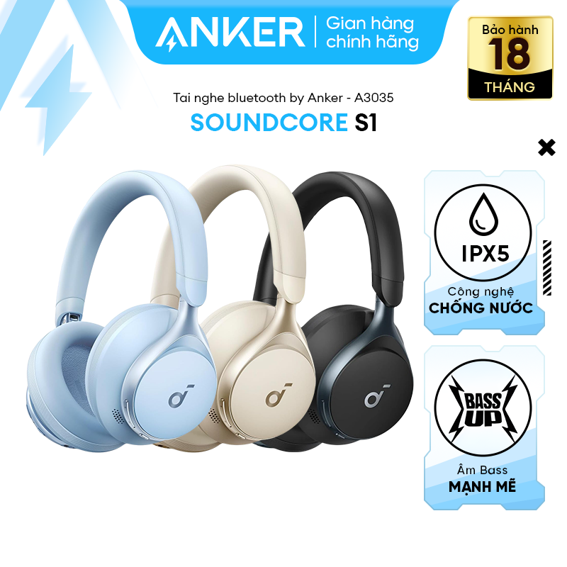 Tai nghe chụp tai Bluetooth Anker Soundcore Space One - A3035