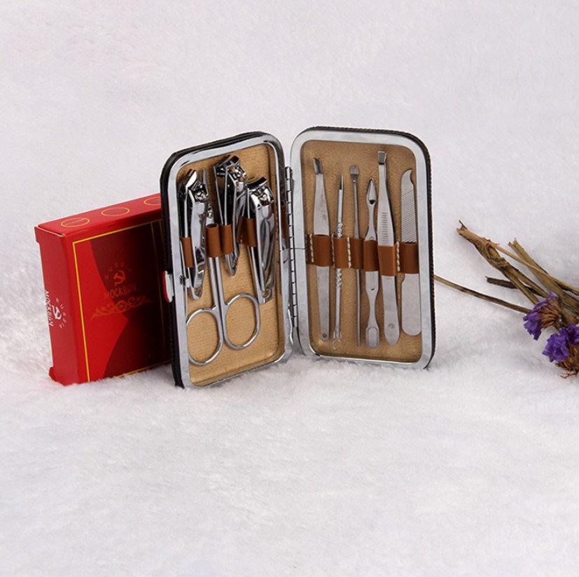 [HCM] Bộ kiềm bấm cắt móng đa năng cao cấp làm móng tay nail đầy đủ phụ kiện kết hợp móc tai kìm bấm móng tay
