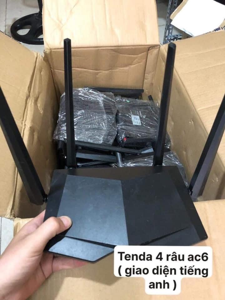 Bộ phát Router Wifi Tenda Ac6 Ac 1200Mbps 2 băng tần - Tiếng Anh (Cũ)