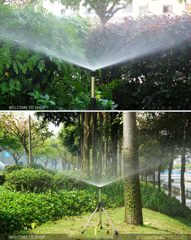 10 cái béc phun nước hình cánh quạt 360 độ nhựa ren ngoài 21mm