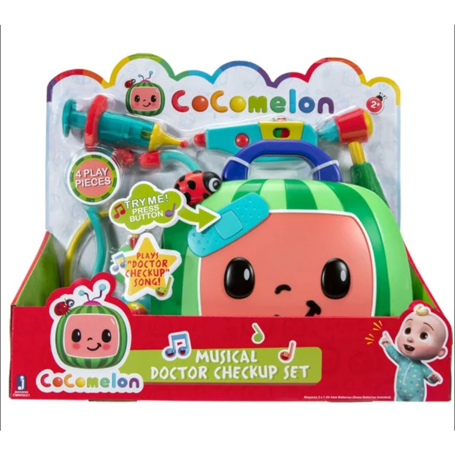 Bộ Đồ Chơi bác sĩ Cocomelon Doctor Checkup, có nhạc, có bill Mỹ