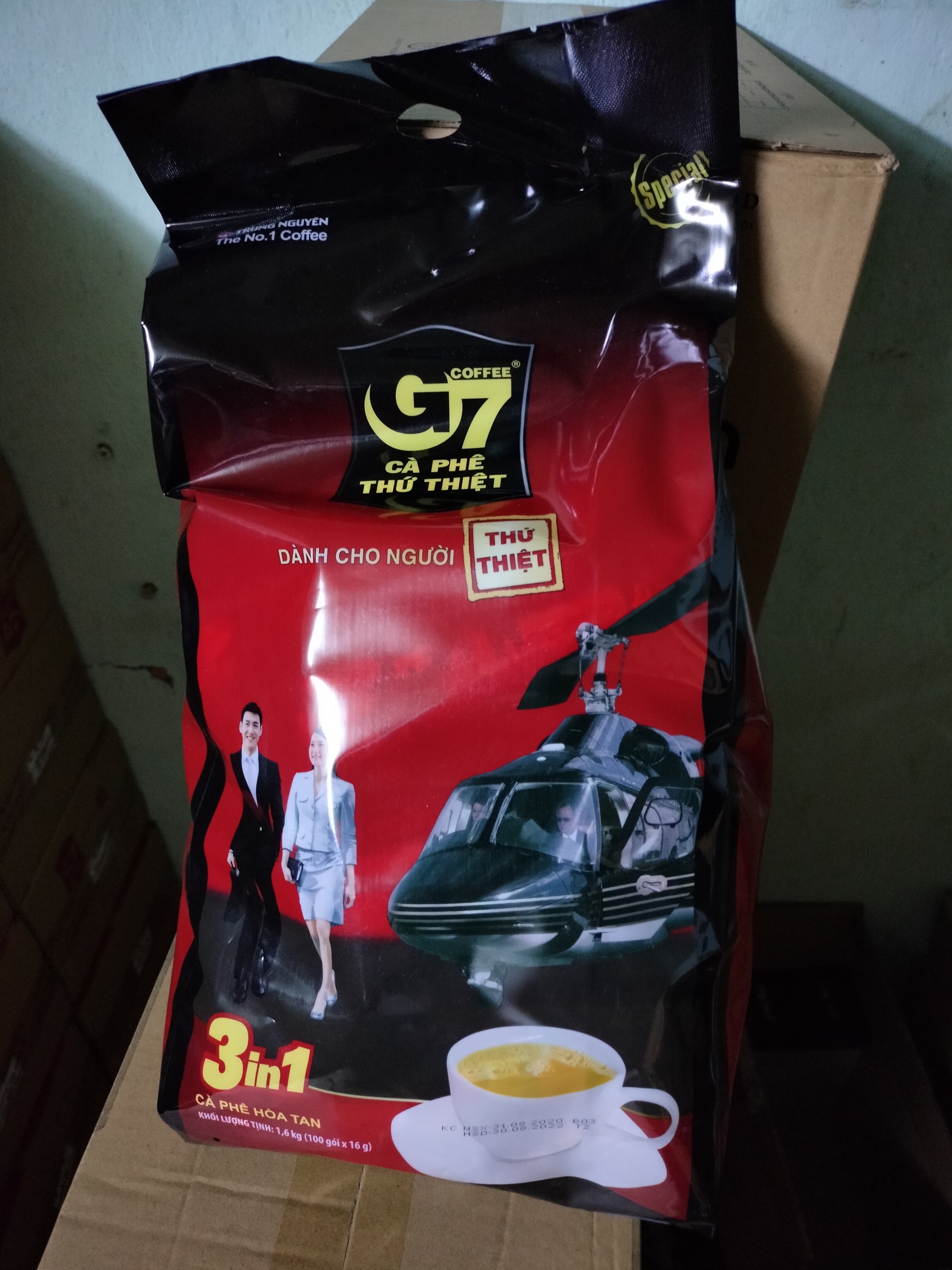 [HCM]Cà phê G7 3in1 - Bịch 100 sticks 16gr