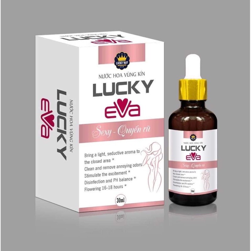 [CHÍNH HÃNG ] Nước hoa vùng kín bimbim LUCKY EVA khử mùi , giảm thâm hiệu quả , mùi hương dễ chịu giúp chị em và đấng mày dâu tự tin quyến  rũ . GIÁ SỈ