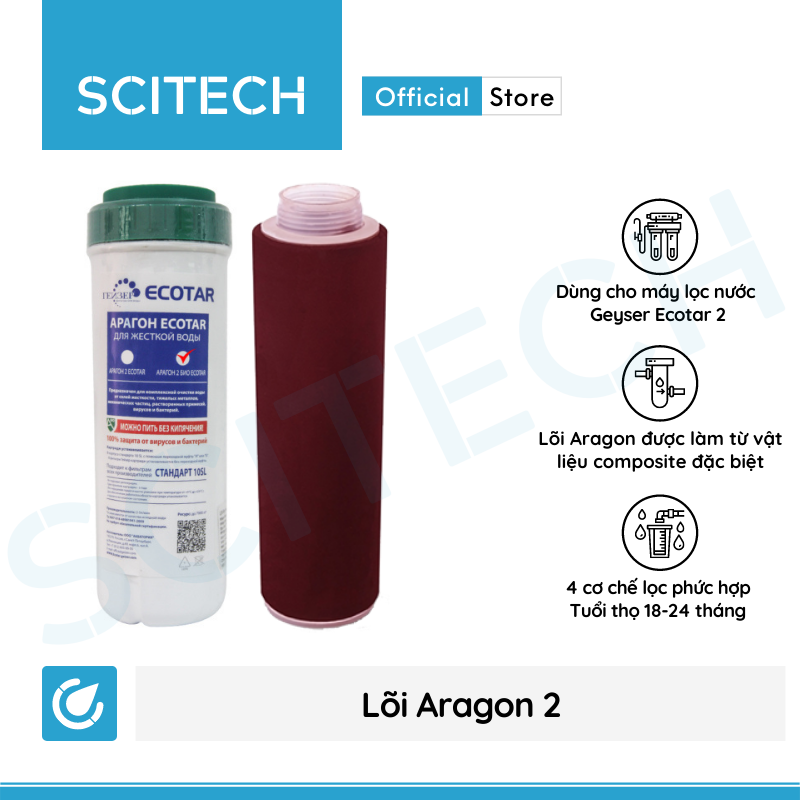 [HCM]Lõi Aragon 2 Geyser - Lõi số 2 máy lọc nước Geyser Ecotar 2