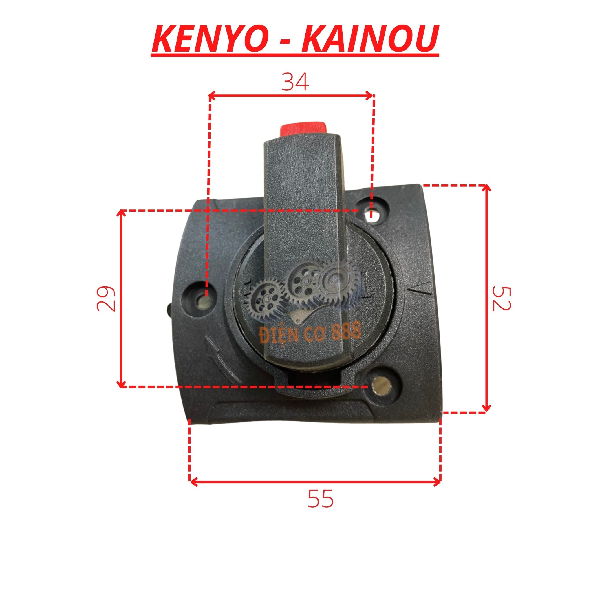 Nút chuyển chức năng máy khoan đục KENYO kiểu vuông 2 chế độ