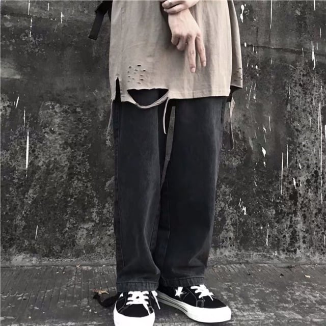 [HCM]Quần Jean nam - Baggy Jean Nam ống rông hàn quốc