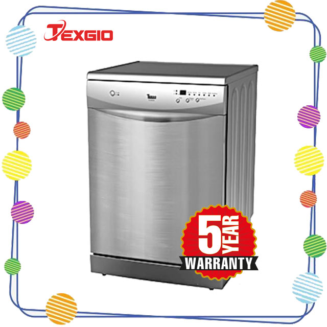 Texgio dishwasher tg-dw668s, 12 place settings, electronics control