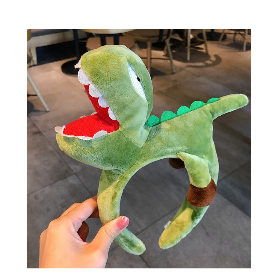 BỜM TÓC KHỦNG LONG bản to cài chun tóc dễ thương cosplay xinh xắn