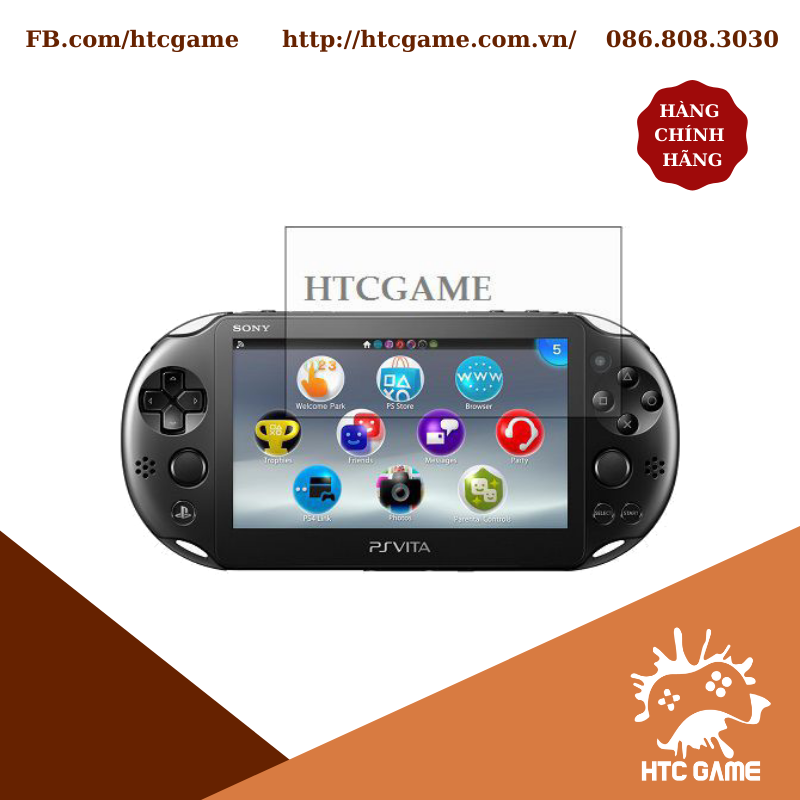 Tấm dán kính cường lực bảo vệ màn hình LCD cho máy Sony PS Vita 2000