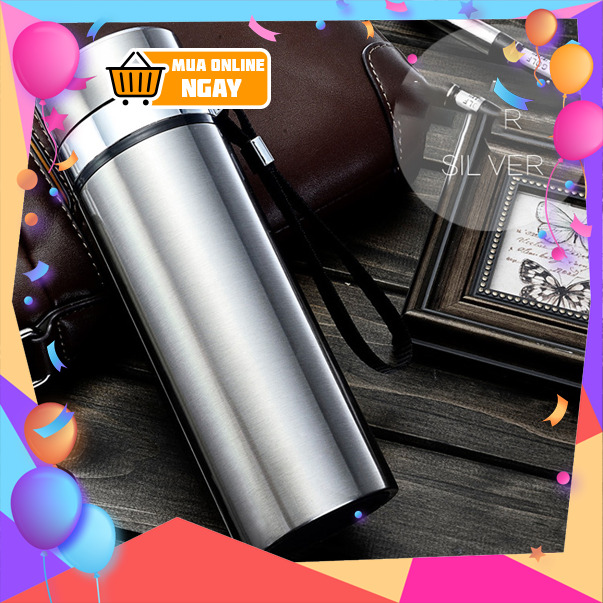 Bình giữ nhiệt, ly giữ nhiệt inox 304 dung tích 500ml happy home 1977