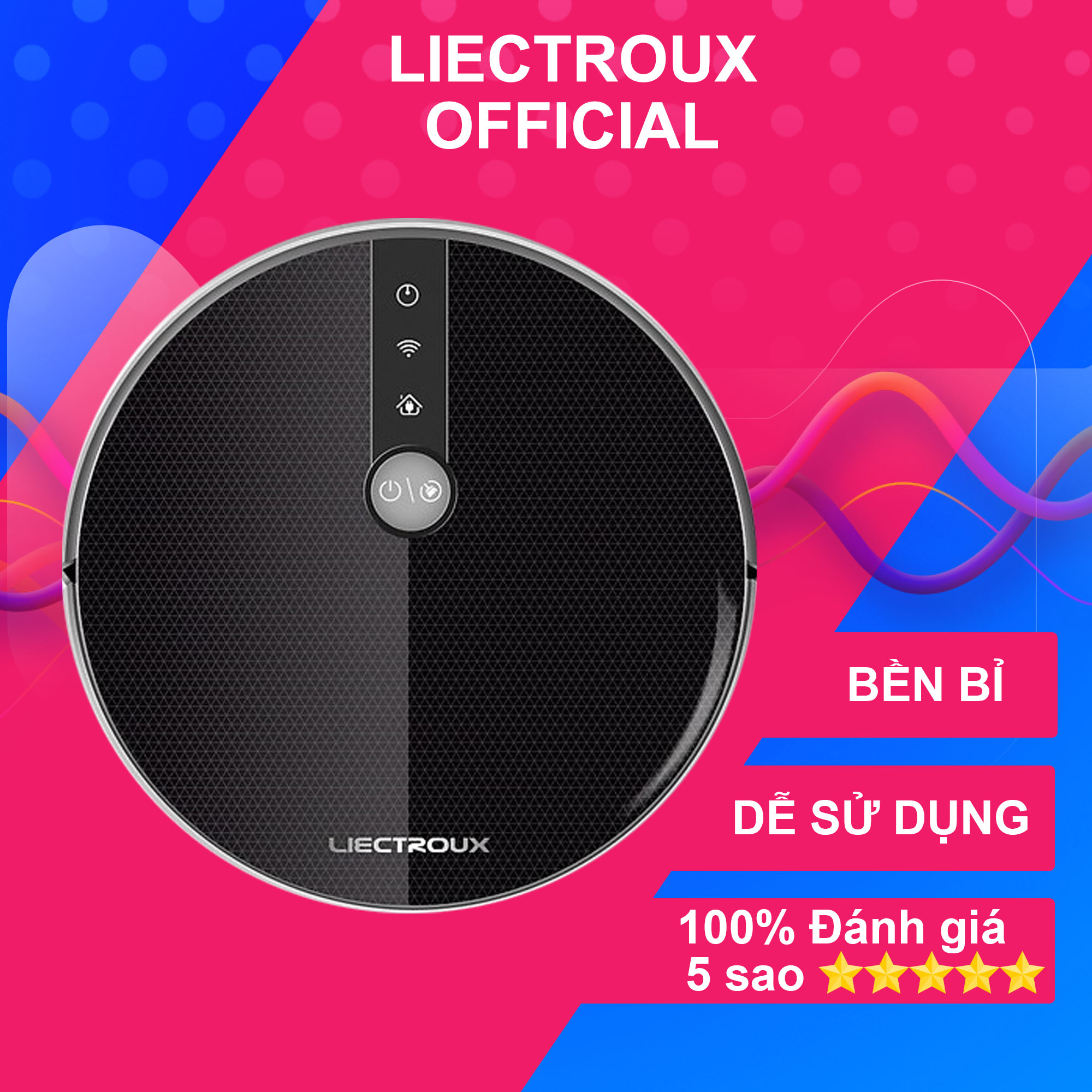Robot hút bụi Liectroux C30B bản 2022- Máy hút bụi lau nhà thông minh tự động sạc pin