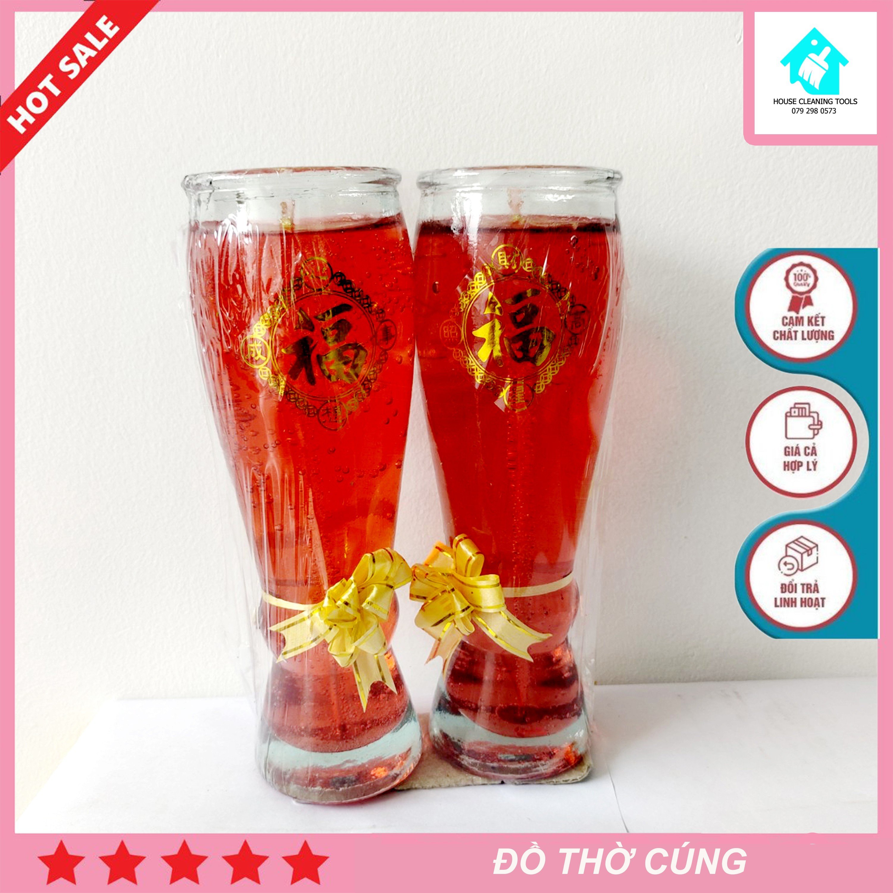 Hộp 6 Ly Đèn Cầy Ly Đại Sáp Cúng Phật Nguyên Liệu Tự Nhiên An Toàn Thời Gian Cháy Lâu Tiết Kiệm Chi Phí