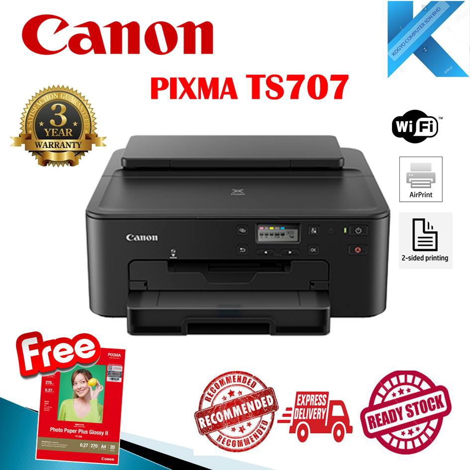 Canon TS707, in màu , wifi, in 2 mặt