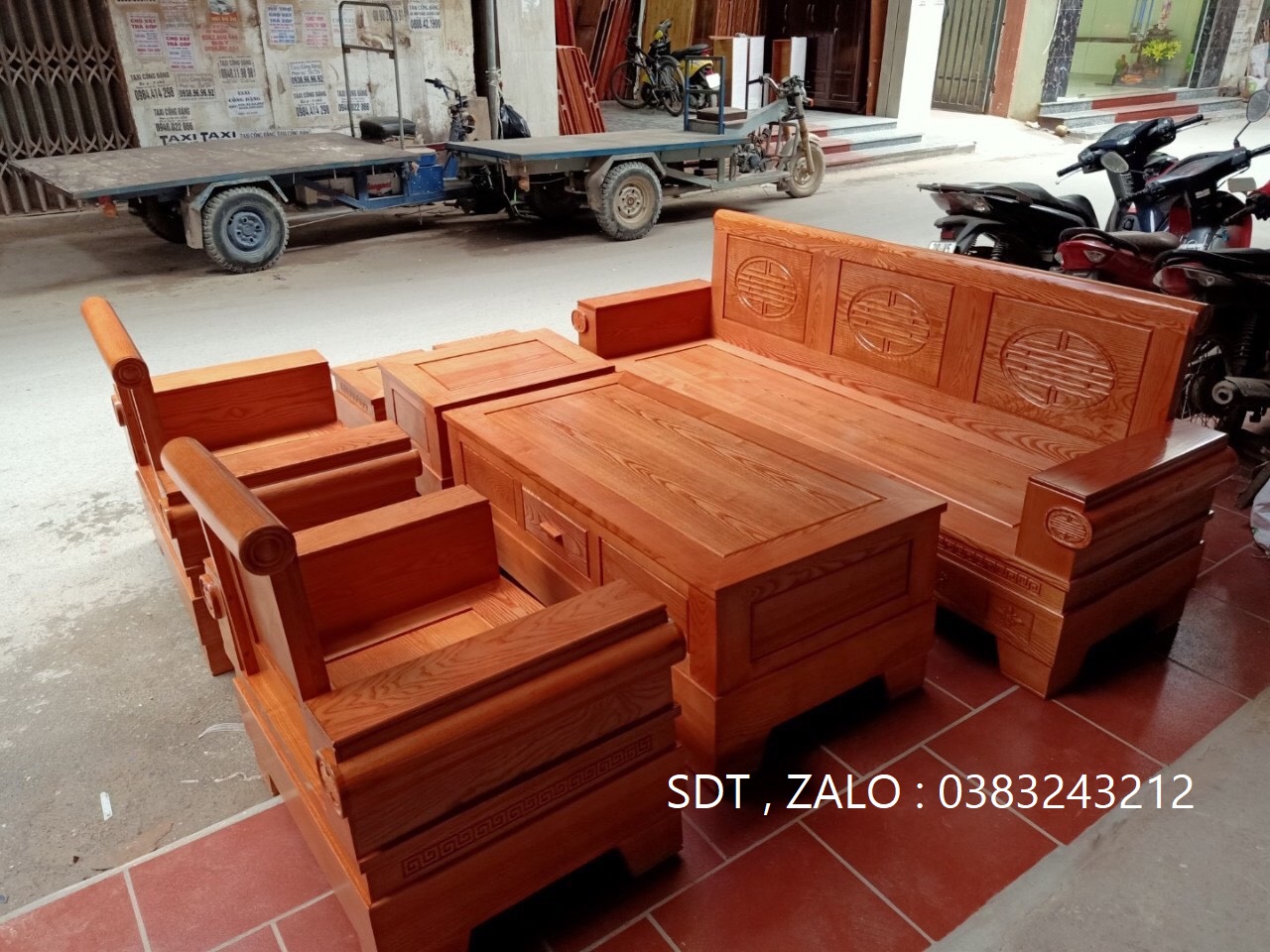 Ghế pháo phòng khách gỗ sồi ghế phòng khách giá thật