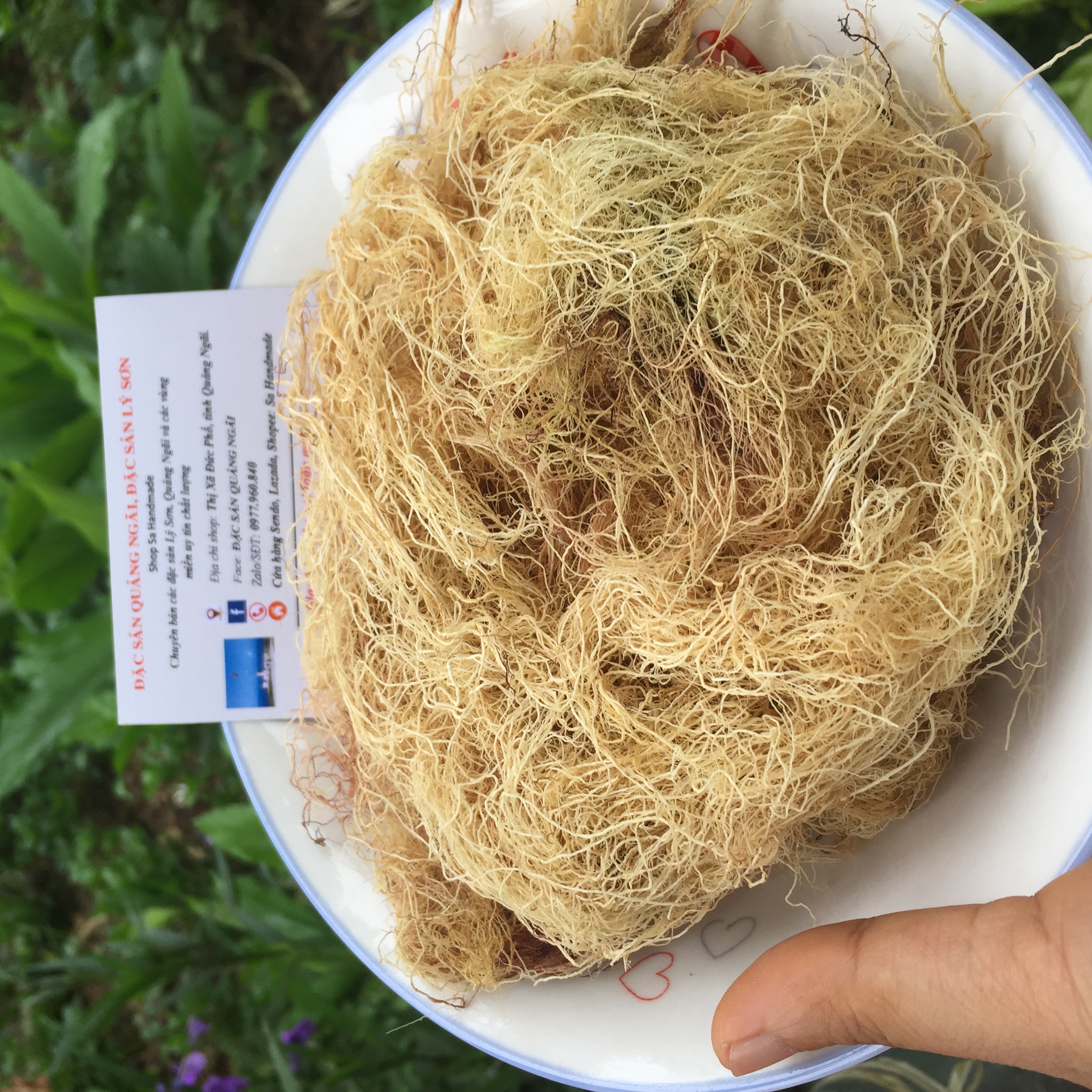 1KG RONG BIỂN RAU CÂU CHỈ VÀNG NẤU XU XOA TỰ NHIÊN SẠCH QUẢNG NGÃI