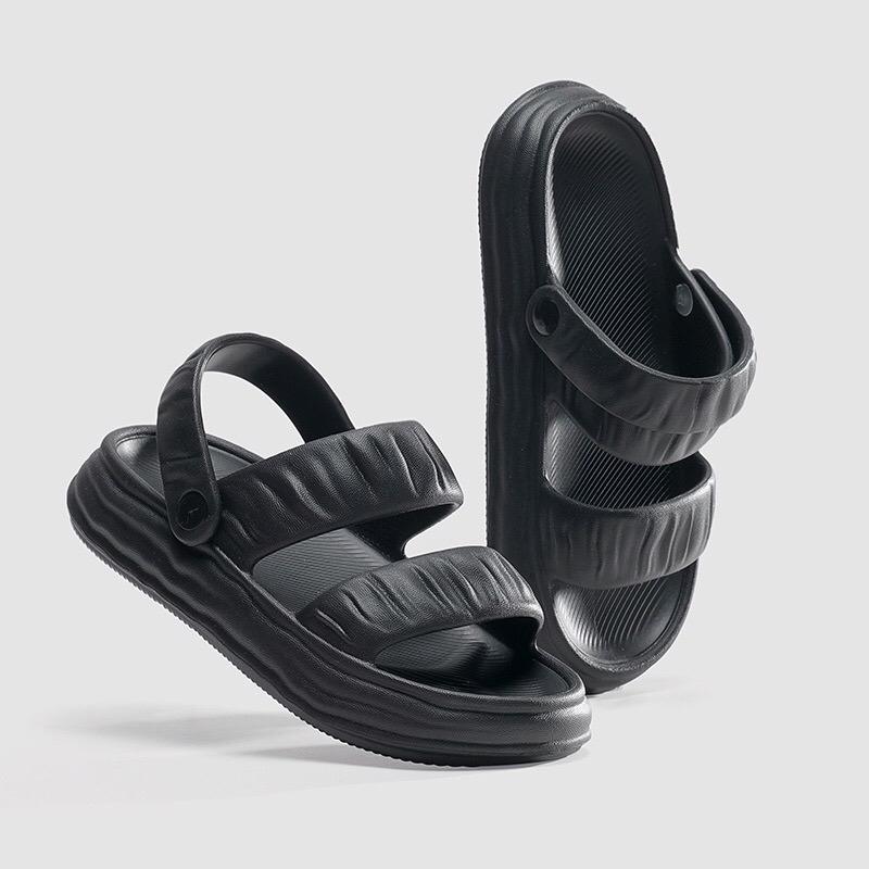 Dép Sandal Nam Nữ - Dép quai hậu Đế Bánh Mỳ EVA Cao 3cm dành cho học sinh, sinh viên mẫu cực hot