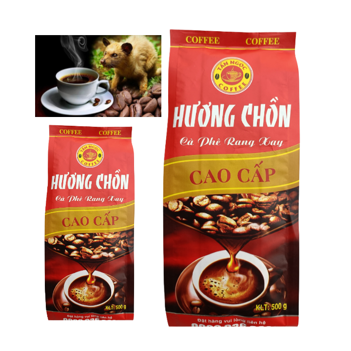 Cà Phê Chồn - Cà Phê Culi - 500gram Cà phê HƯƠNG CHỒN pha phin gu vừa vị thanh