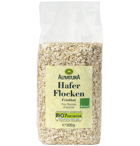 Yến mạch Hafer Flocken nhập Đức nguyên chất loại cán vỡ cán mỏng ăn liền 500g giúp giảm cân, đẹp da, giảm cholesterol và cho bé ăn dặm - Ngũ cốc oatmeal