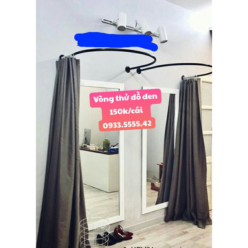 Rèm thử đồ-màn thử đồ-rèm vải phòng thử đồ giá rẻ