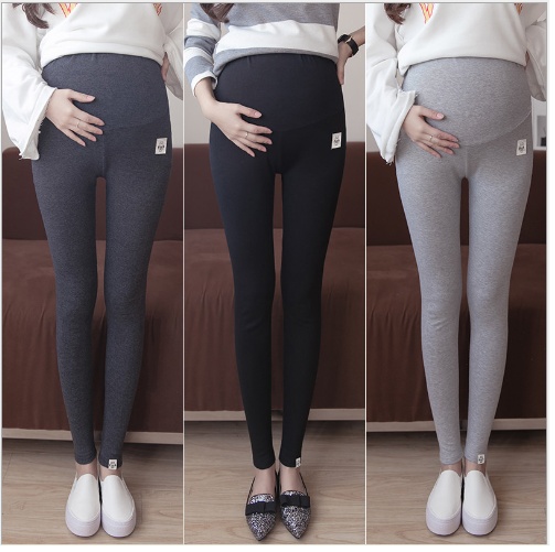 QUẦN LEGGING BẦU MÈO (MÀU ĐEN + MÀU GHI XÁM)