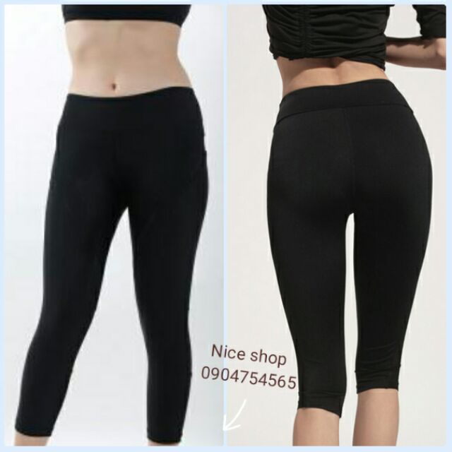 [HCM]Quần lửng tập gym  yoga  aerobic nữ