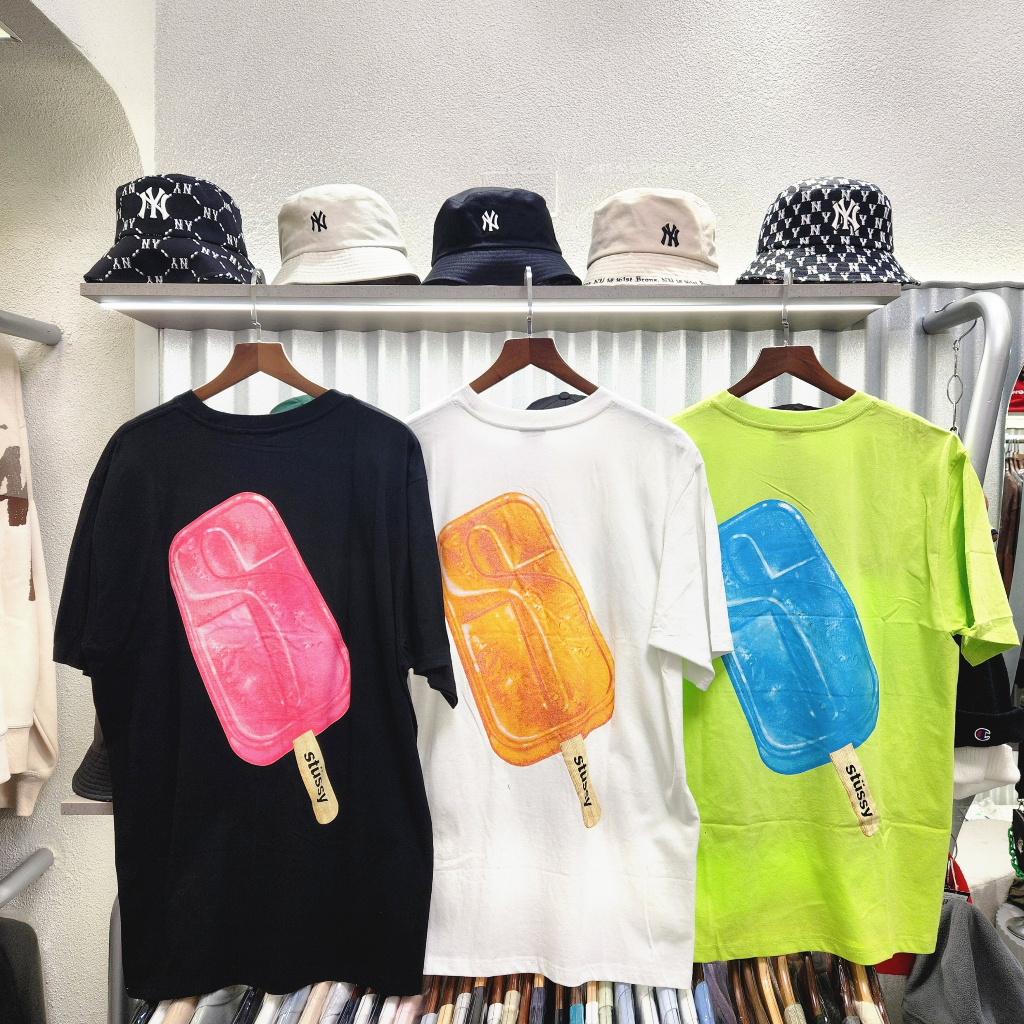 Stus.sy popsicle tee - áo thun stussy unisex nam nữ authenitc