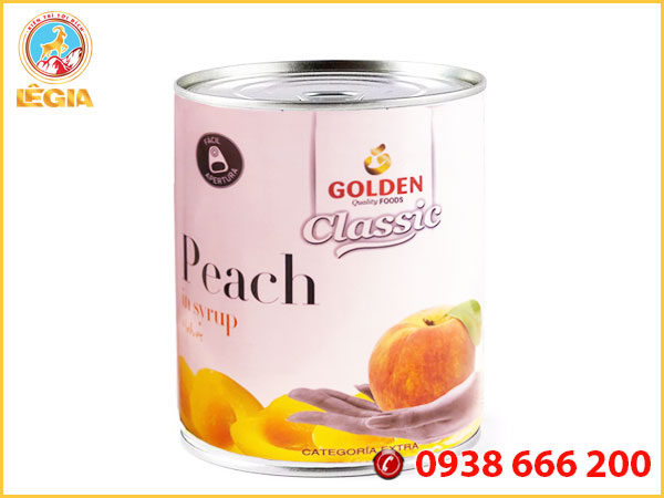 Đào ngâm golden classic 820g