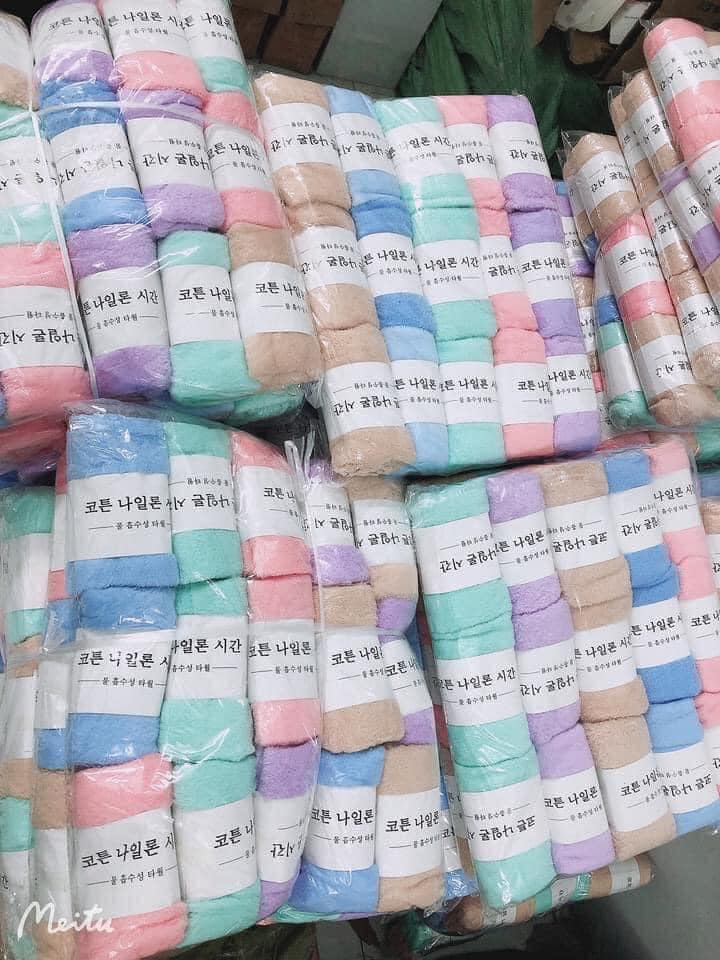Sét 10 khăn mặt xuất hàn