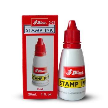 Mực đổ Con Dấu shiny ( stamp ink ) 28 ml/ lọ ( màu đỏ )