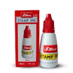 Mực đổ Con Dấu shiny ( stamp ink ) 28 ml/ lọ ( màu đỏ )
