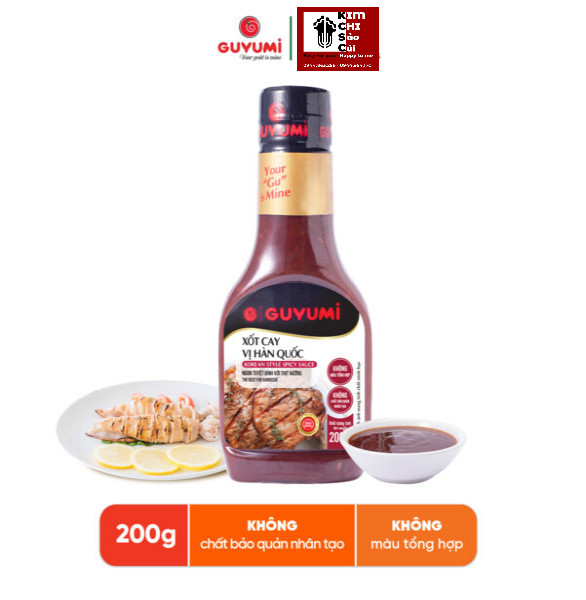 Sốt chấm thịt nướng cay vị chuẩn hàn quốc guyumi 200g - giá siêu rẻ và hấp dẫn