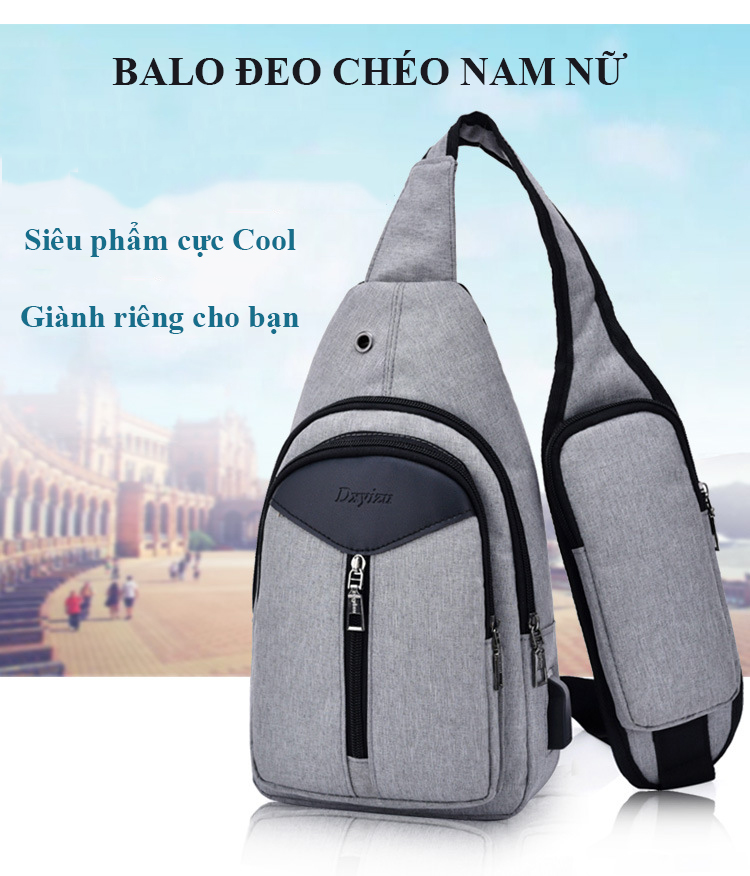 Túi Xách , Balo Du Lịch , Balo Đeo Chéo , Cặp Đi Chơi Nam nữ , Balo Đéo Chéo 1 Quai , Có Lót Dày Chống Đau Vai , Bền đẹp Theo Thời Gian , Đường May Tỷ Mỉ - sản phẩm Chất lượng, uy tín - XẢ KHO MÙA DỊCH GIÁ RẺ VÔ ĐỊCH