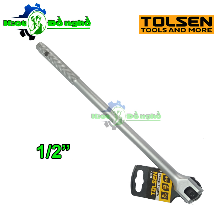 Cần siết lắc léo 1/2" tolsen 16127 - cần tuýp, cần vặn ốc lắc léo