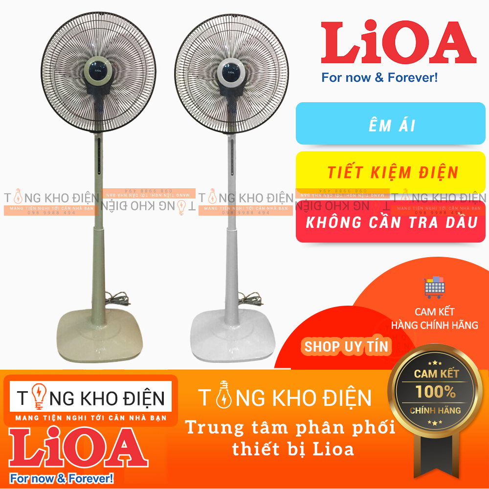 Quạt đứng LiOA Q-409K - Có điều khiển từ xa [Hàng Chính Hãng]