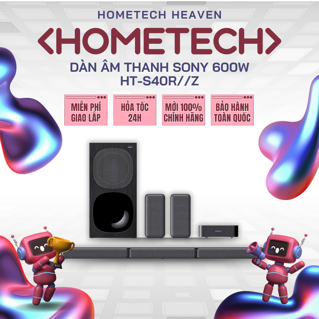[HT-S40R//Z] Dàn âm thanh Sony HT-S40R//Z - Hàng Chính Hãng