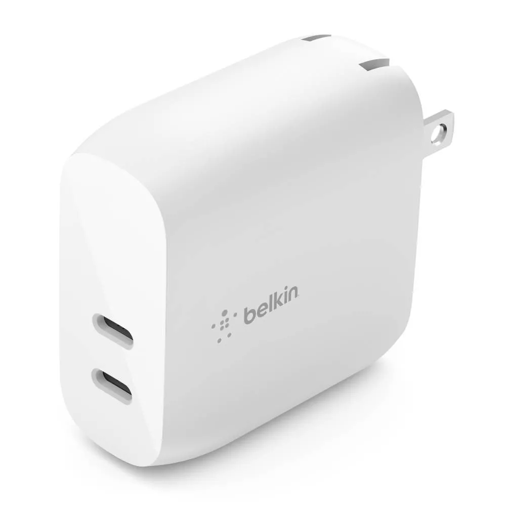 Cốc sạc nhanh belkin dual usb-c pd wall charger 40w