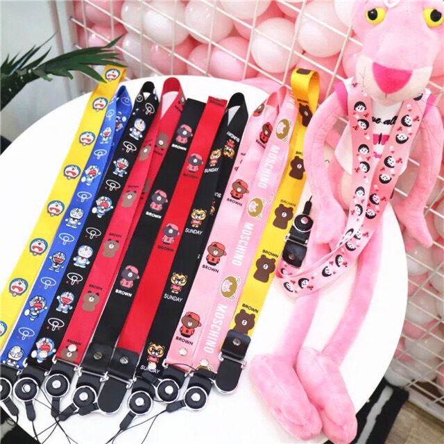 SIÊU RẺ 20 HÌNH CUTE⚡ DÂY ĐEO ĐIỆN THOẠI THẺ MODEL MỚI 2019