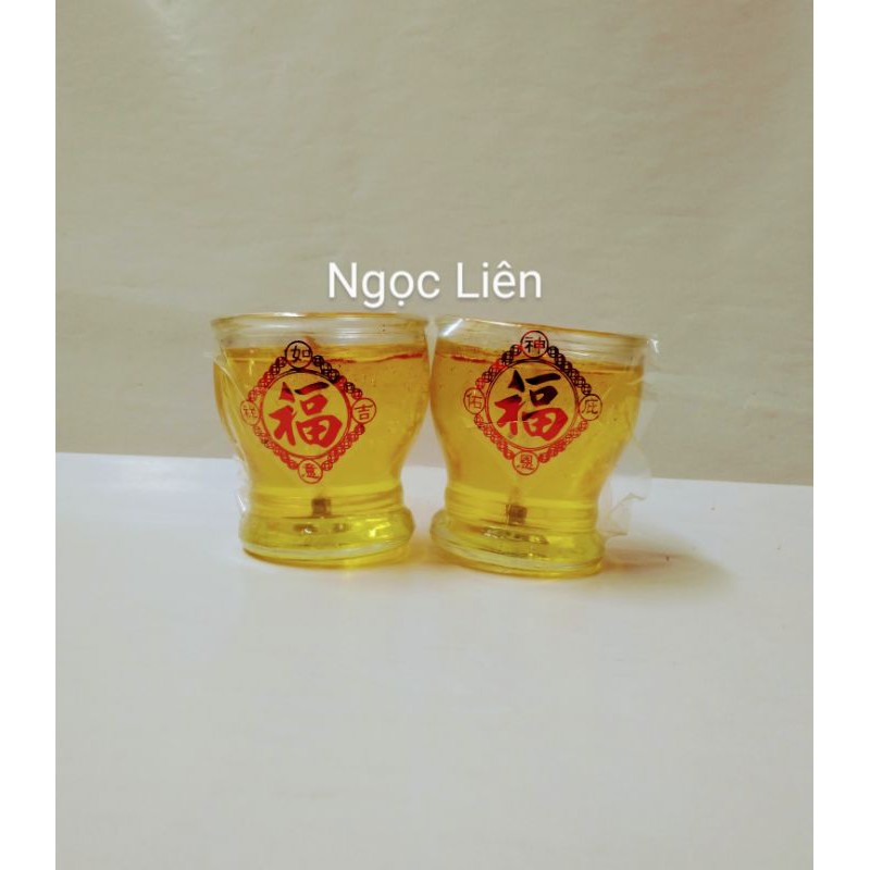 Cặp đèn cầy ly q11 cao 5cm