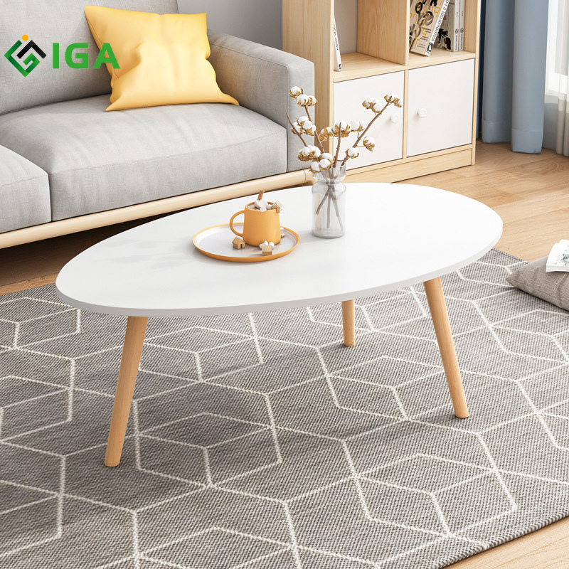 Bàn Trà Sofa\Bàn Trà Cafe Chân Gỗ Sồi - GP55