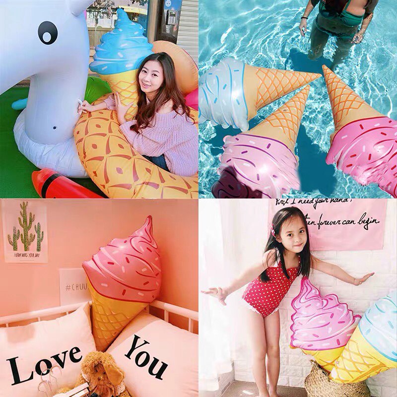 Phao Bơi Kem Ốc Quế Float Party Người Lớn - Trẻ Em