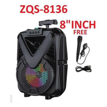 Loa Karaoke Bluetooth Mini, Loa Xách Tay Karaoke Bluetooth Kết Nối Không Dây, Tặng Kèm 1 Micro Có Dây