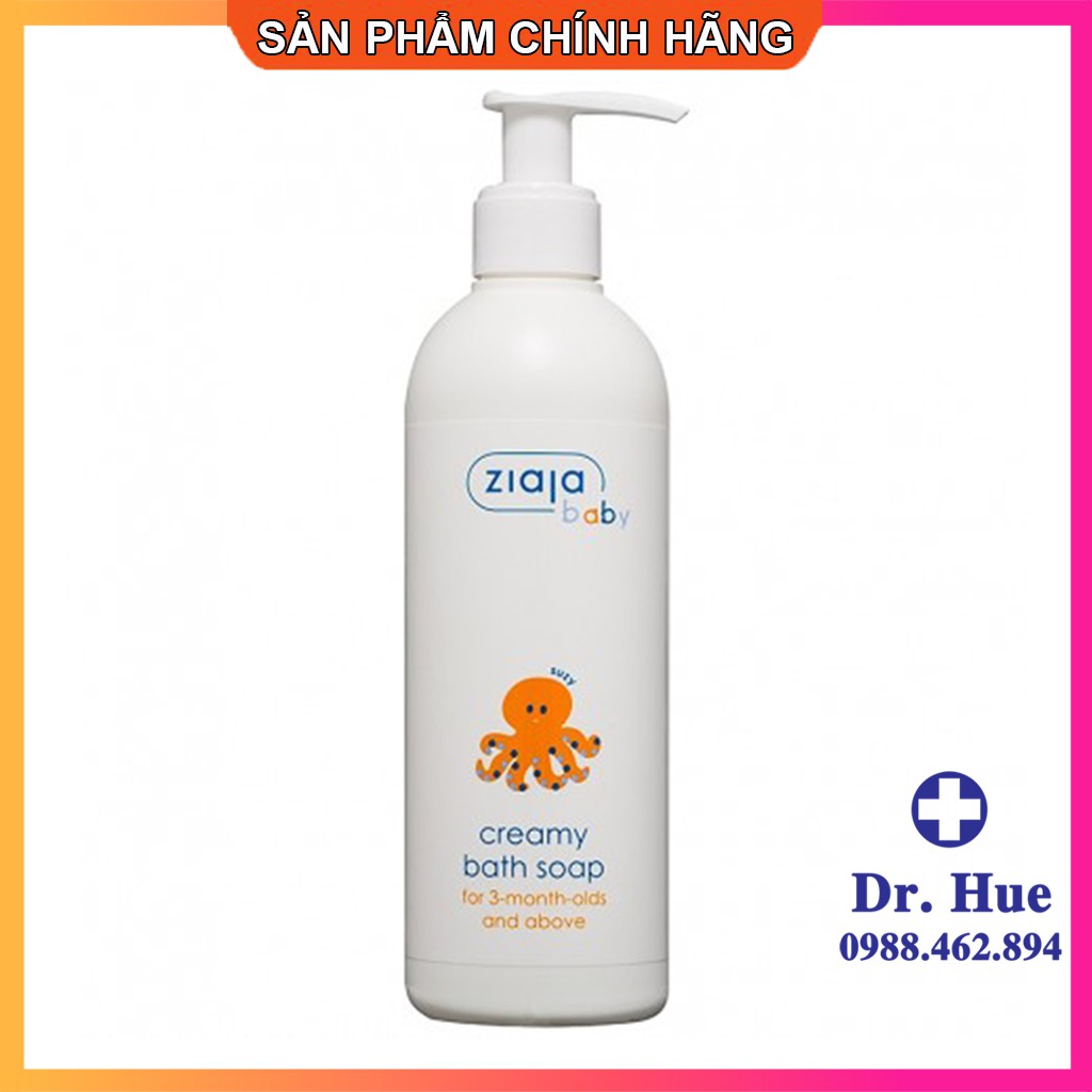 Sữa tắm gội cho bé 2in1 ziaja baby creamy bath soap 300ml