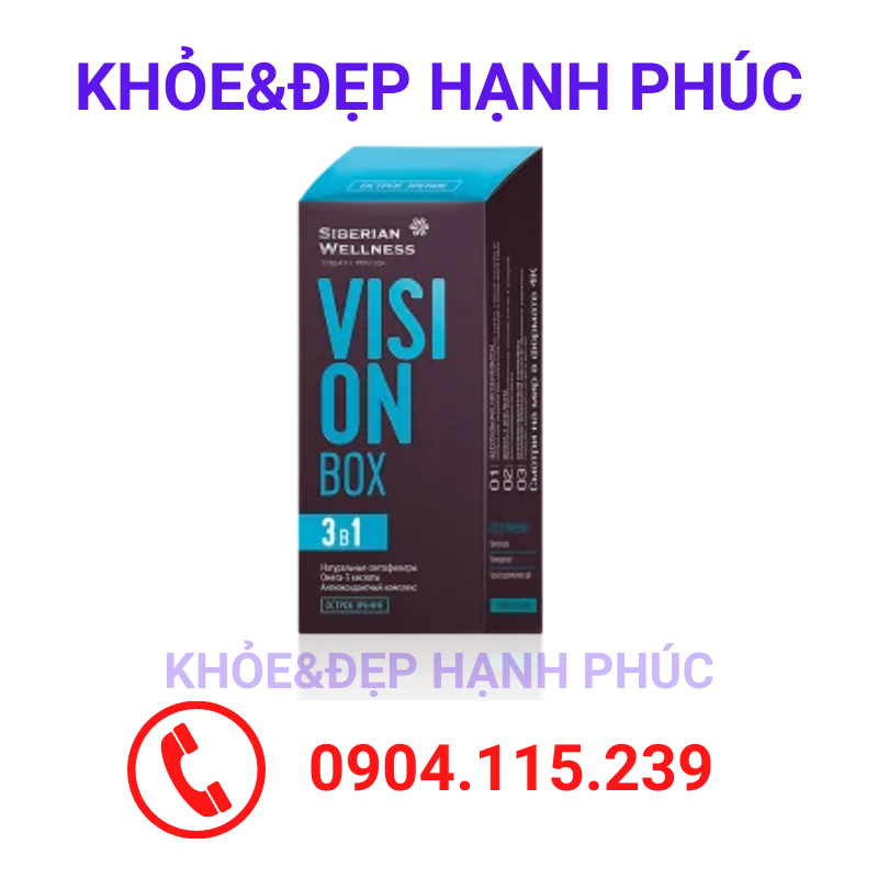 [Hỗ trợ mắt] Thực phẩm bảo vệ sức khỏe Vision Box – 30 túi