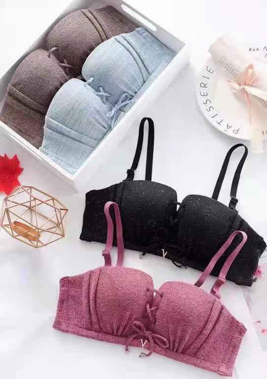Áo ngực rút dây chuông mút cup ngang mỏng siêu mềm