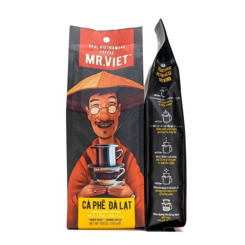 Mr Viet Dalat Ground Coffee 250g Bag