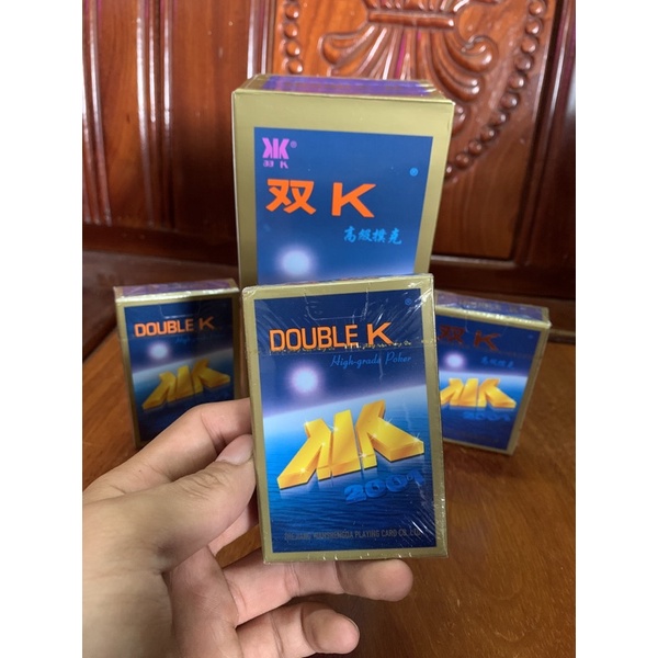Bộ bài tây xịn double k 52 lá, bộ bài giấy 2001, bộ bài k xịn