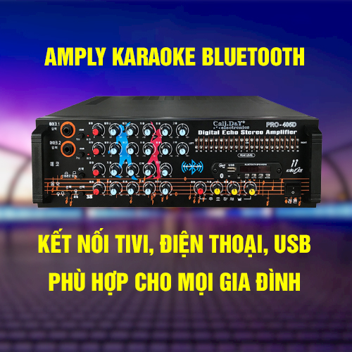 Ampli karaoke Amply nghe nhạc gia đình BLUETOOTH Cali.D&Y PRO-405D Ampli karaoke Amply nghe nhạc gia đình BLUETOOTH Cali.D&Y PRO-405D